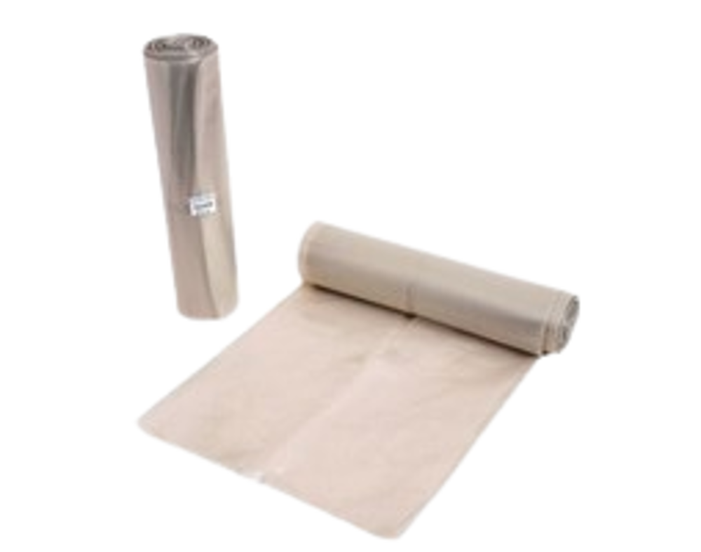 Pytle na odpad LDPE 120l, 15ks/role, 80my, 70x110cm, transparentní
