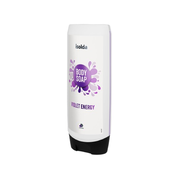 ISOLDA Violet energy body soap 550ml, CLICK&GO!