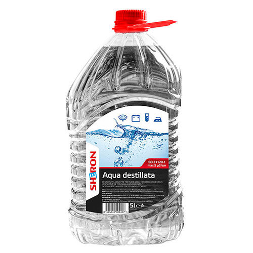 Aqua Destillata 5 lt PET SHERON