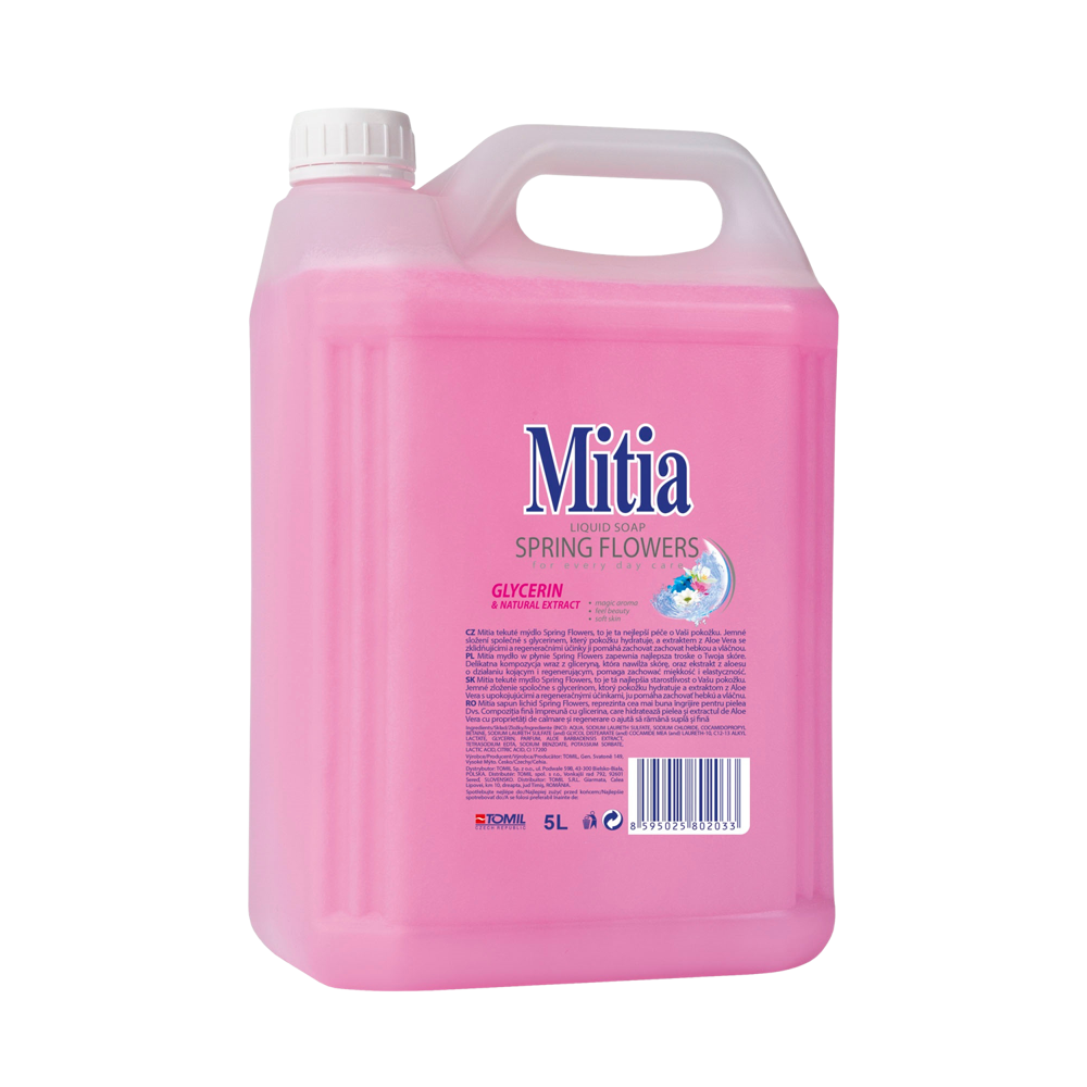 Mitia Family tekuté mýdlo 5l Jarní květy