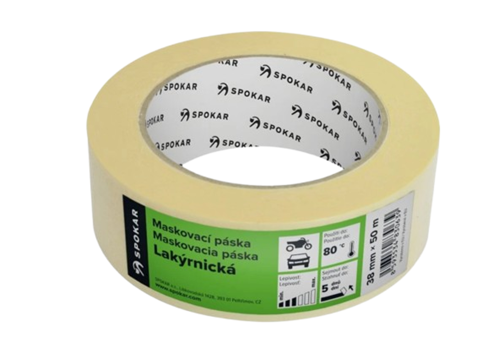 Maskovací páska lakýrnická 38mm x 50m