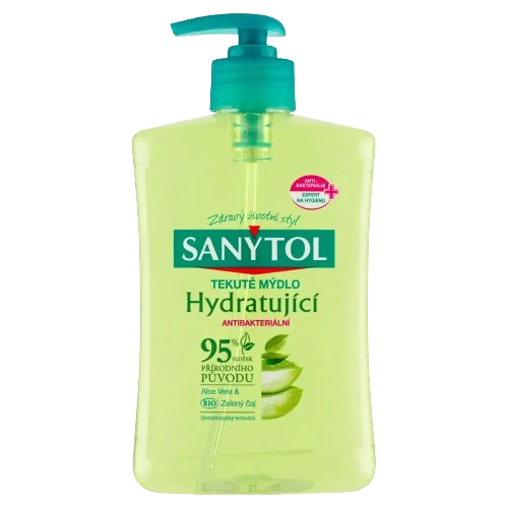 SANYTOL antb. mýdlo Aloe Vera & Zelený čaj 500ml