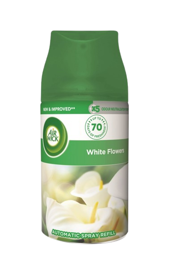 Airwick FreshMatic 250ml Bílé květy náplň