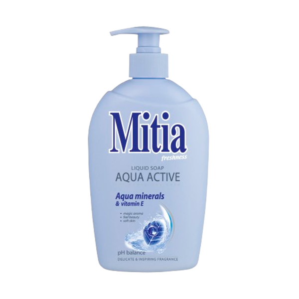 Mitia tekuté mýdlo 500ml Aqua Active s dávkovačem