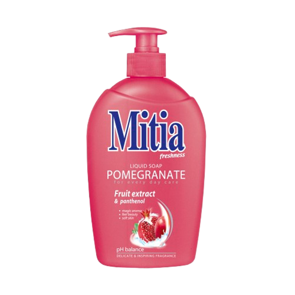 Mitia tekuté mýdlo 500ml Pomegranate s dávkovačem
