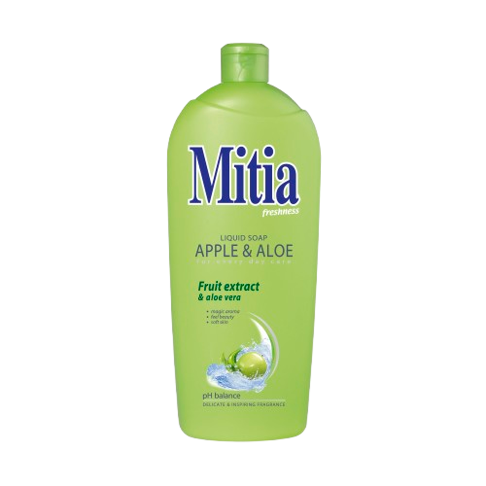 Mitia tekuté mýdlo 1l Apple&Aloe