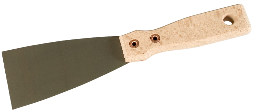 Špachtle opalovací 60mm, držadlo dřevo
