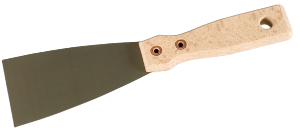 Špachtle opalovací 60mm, držadlo dřevo