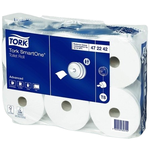 Toaletní papír TORK SmartOne se středovým odvíjením 2vr, T8, délka 207m (6ks)