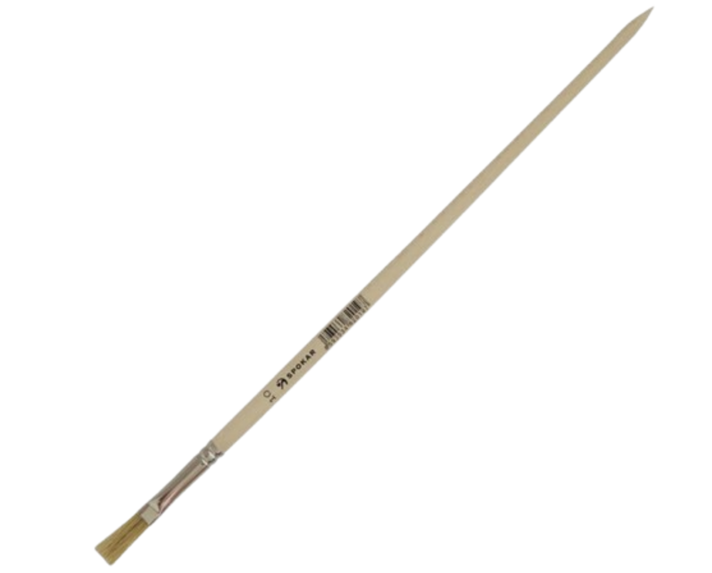Štětec umělecký plochý S 8231/101 nelakovaný 10