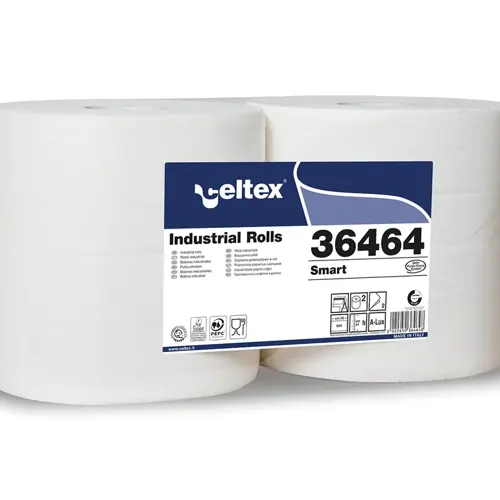 Průmyslová papírová utěrka CELTEX Smart White 800, šířka 24cm, 2vrstvy