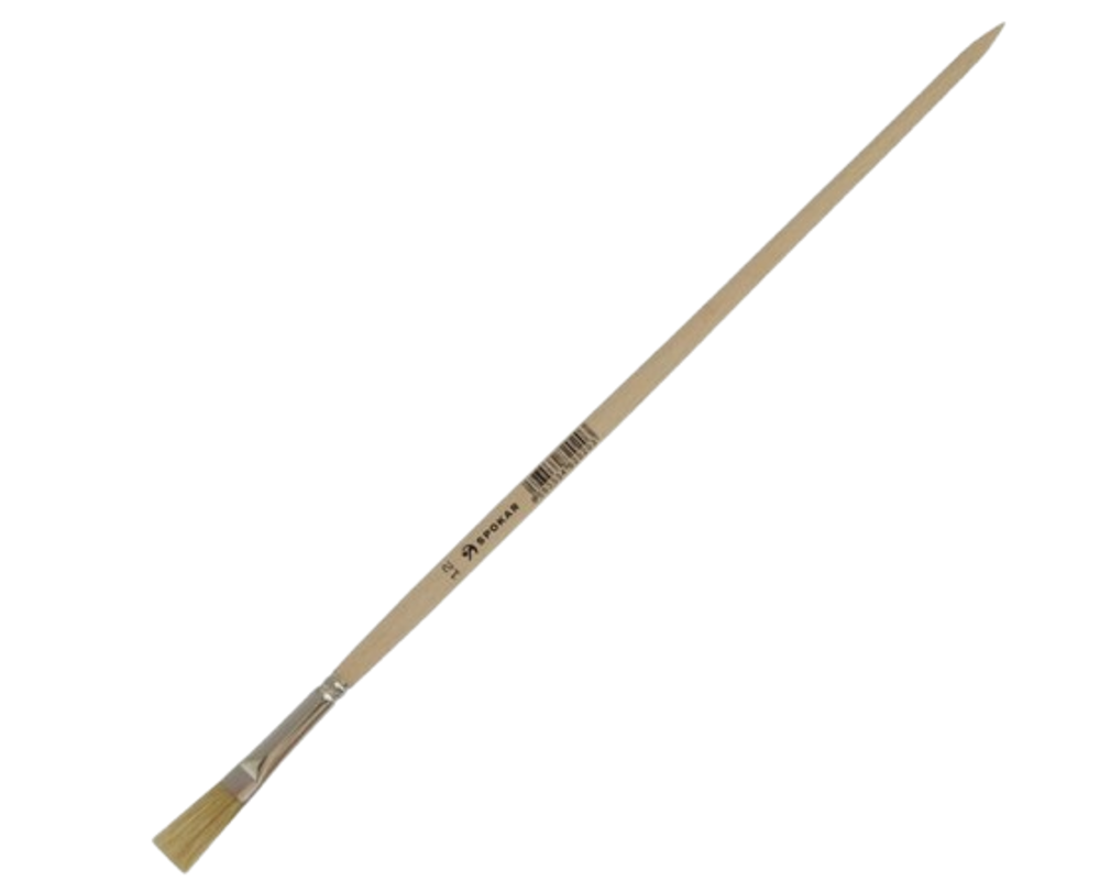 Štětec umělecký plochý S 8231/101 nelakovaný 12