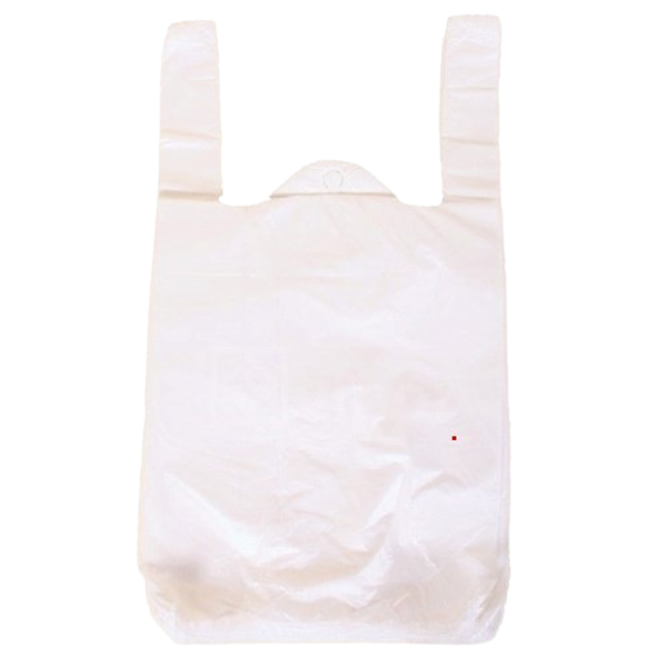 Taška HDPE 4kg, 200ks/blok BÍLÁ, balená - Ekonomy