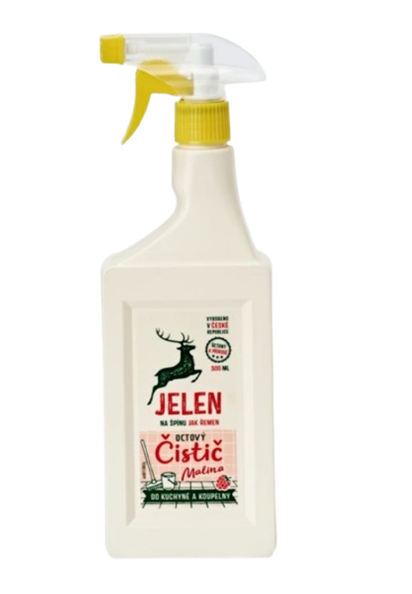 Jelen octový čistič malina 500 ml
