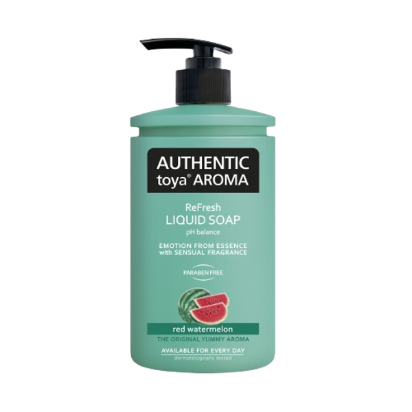 Authentic toya aroma tekuté mýdlo s dávkovačem 400ml Red watermelon