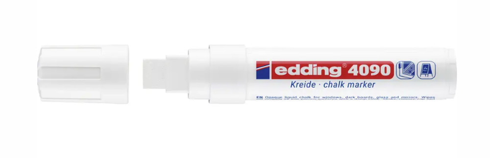 Edding Popisovač křídový 4090 - bílý
