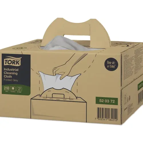 Netkaná textílie TORK Premium 520 šedá Handy Box W7- 210ks