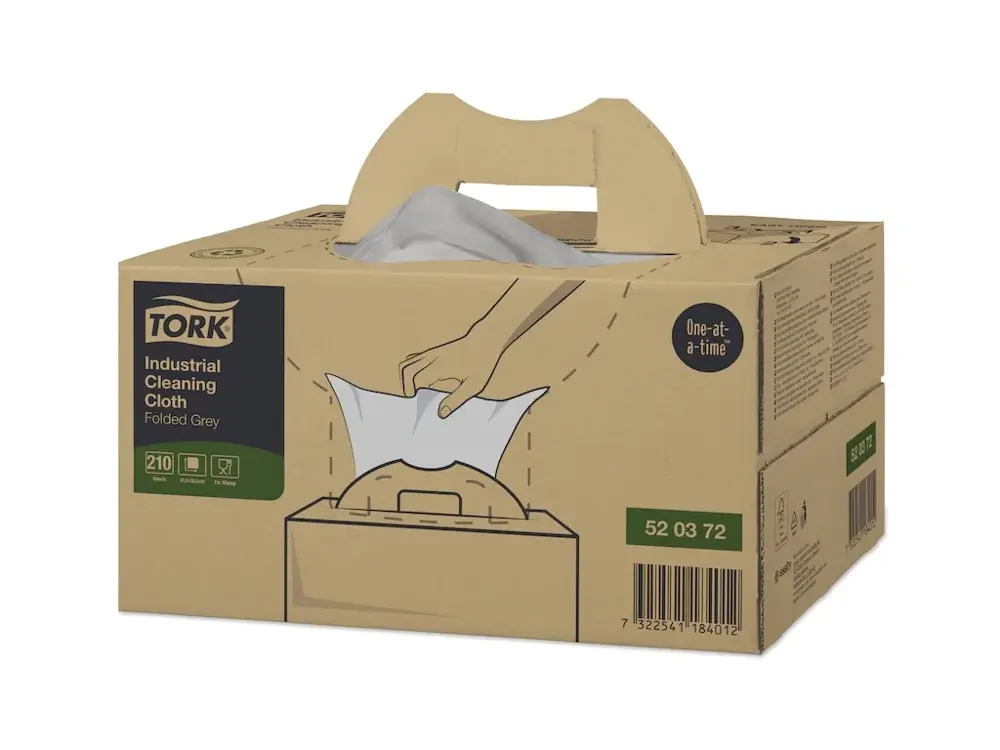 Netkaná textílie TORK Premium 520 šedá Handy Box W7- 210ks