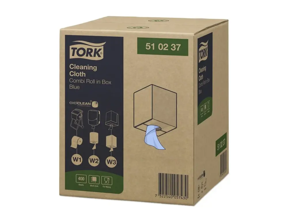 Netkaná textílie Tork Premium 510 malá role modrá - 1ks