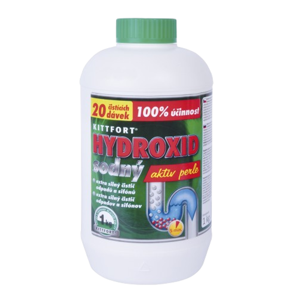 HYDROXID SODNÝ Kittfort 1kg