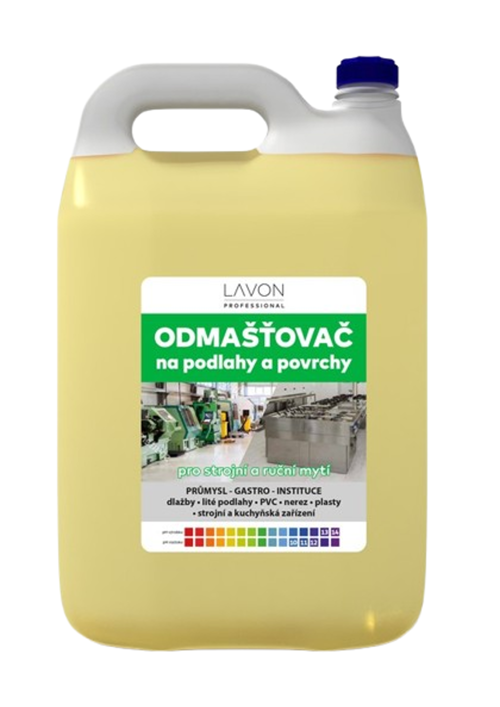 LAVON profesional odmašťovač na podlahy a povrchy 5l (snížená pěnivost-strojní čištění)