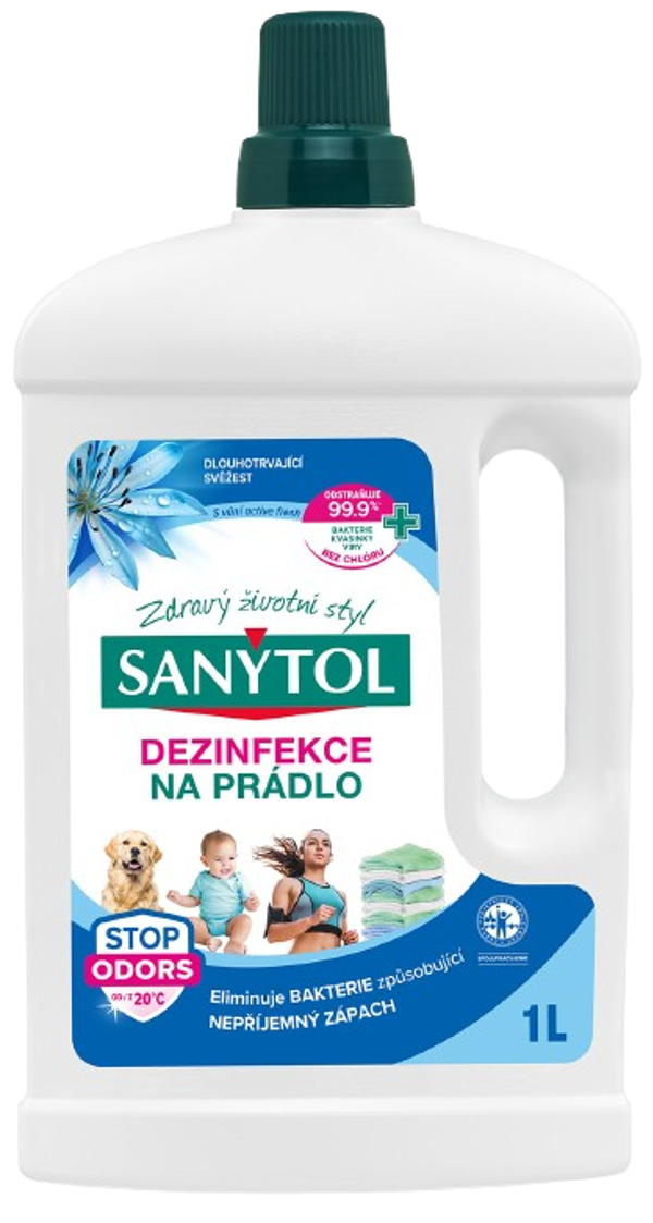 SANYTOL dezinfekce na prádlo Active fresh 1l