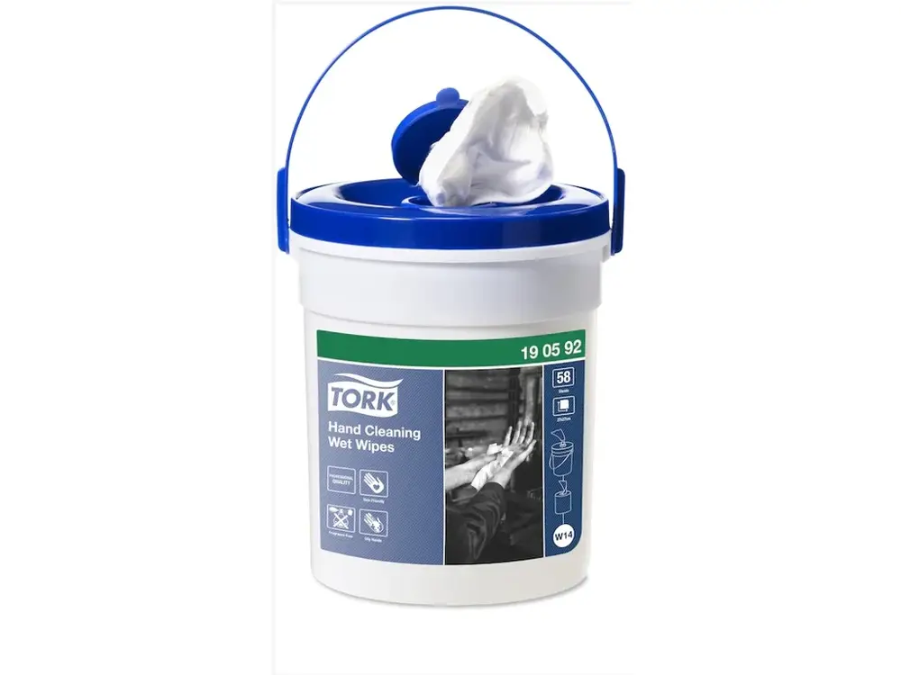 Vlhčené utěrky Tork Premium z netkané textilie na ruce - 58ks