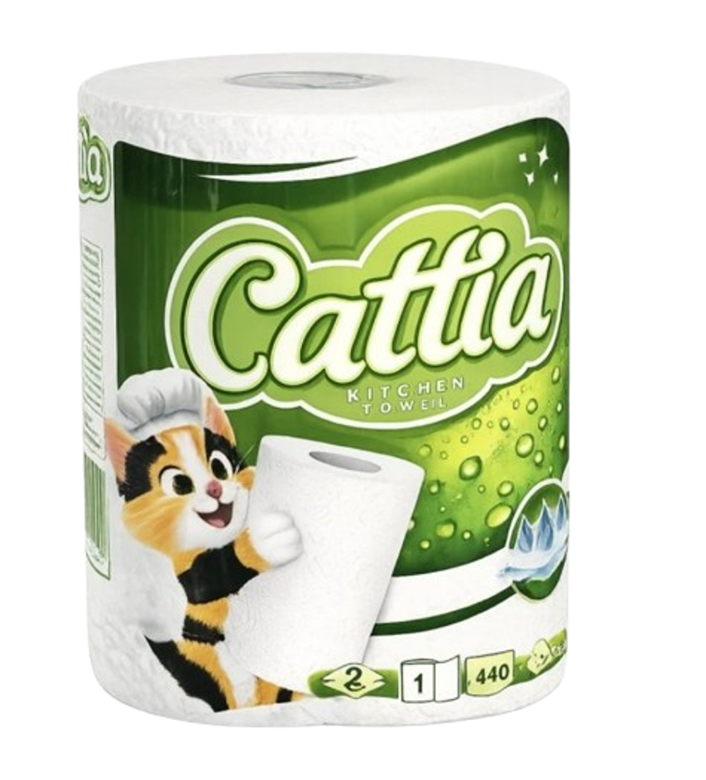 Cattia kuchyňské utěrky 2vr. 100m, 440útr.